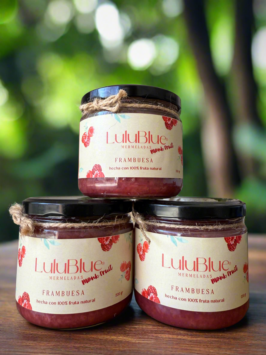 Mermelada de frambuesa con monk fruit 🌱 320g