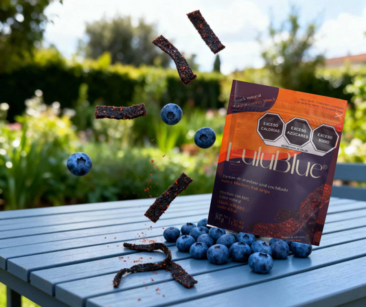 Tiritas de blueberry enchiladas 🫐🔥 - kit de 3 bolsas