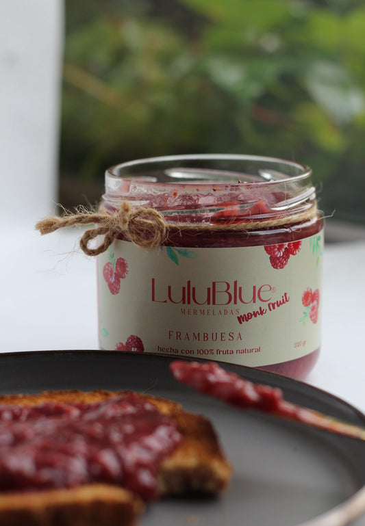 Mermelada de frambuesa con monk fruit 🌱 320g