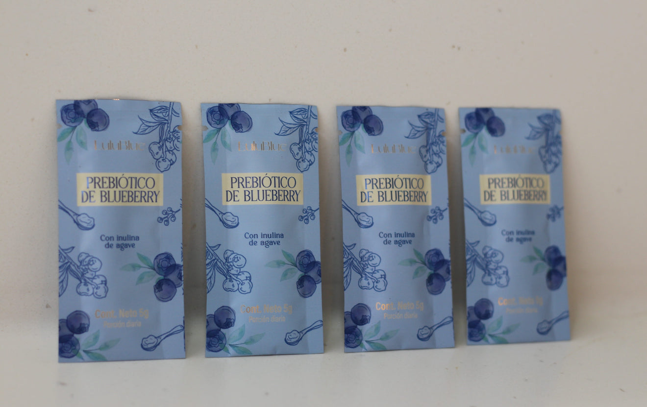 Prebiótico de arándano con inulina de agave 🫐🌱 - 30 sobres